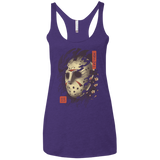 Oni Jason Mask Women's Triblend Racerback Tank