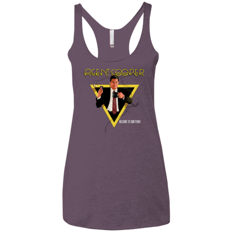 Agent Cooper Women's Triblend Racerback Tank