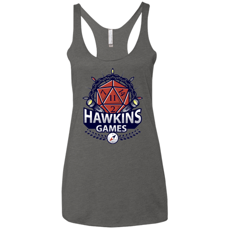 Hawkins Games Women's Triblend Racerback Tank