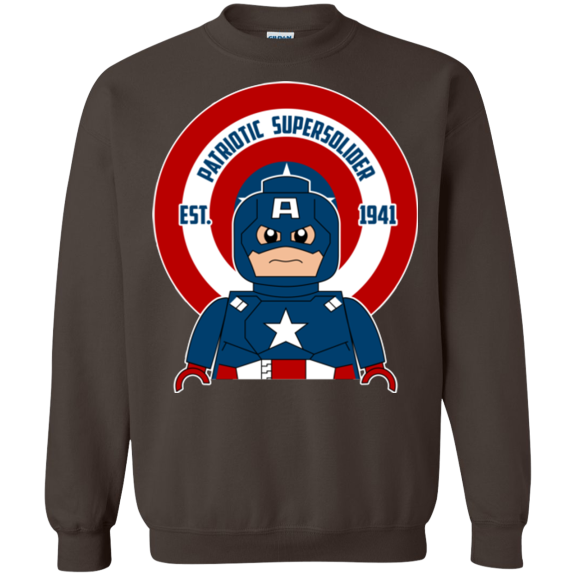 Patriotic Supersoldier Crewneck Sweatshirt