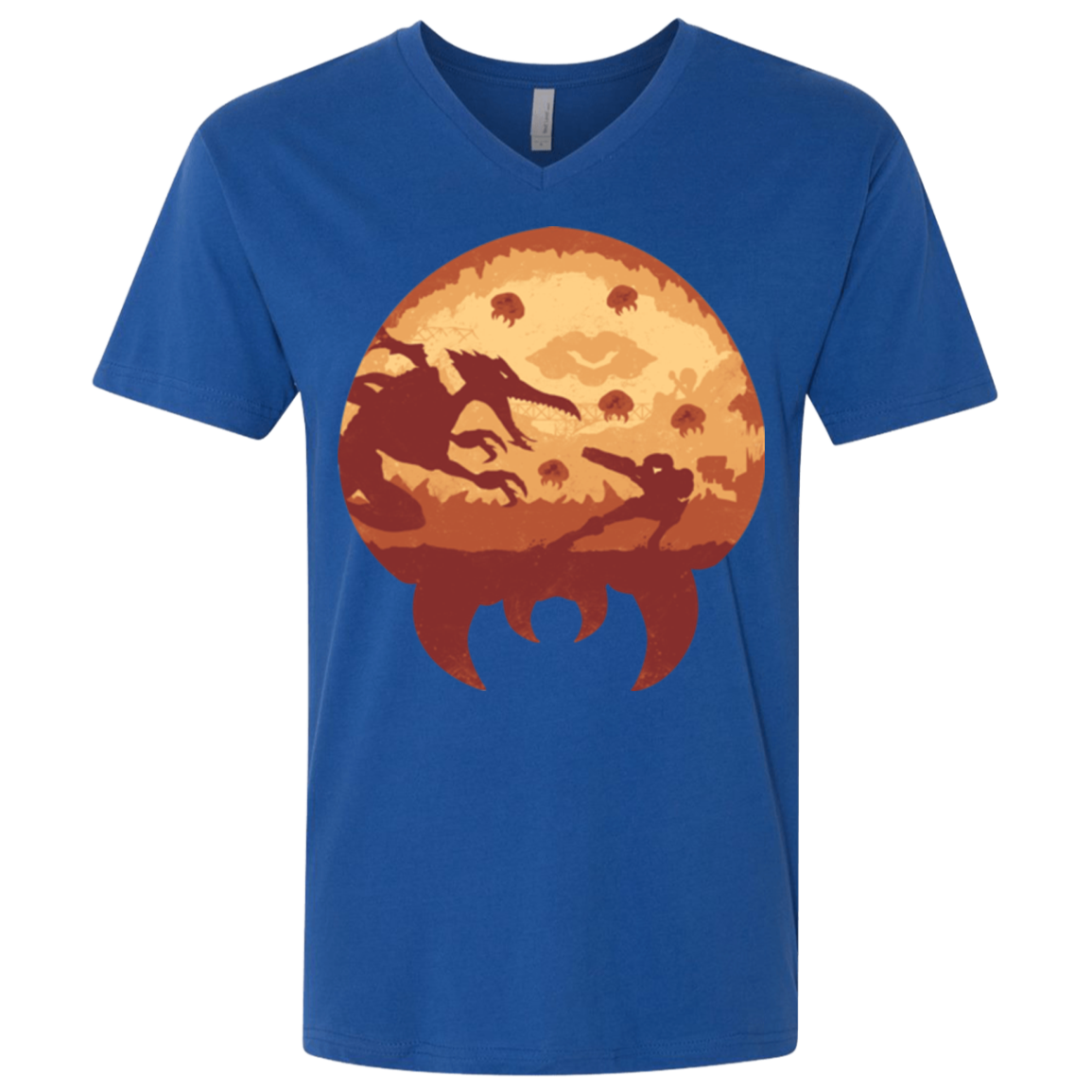 Escape from Zebes Men's Premium V-Neck