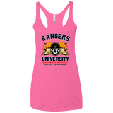 Rangers U Black Ranger Women's Triblend Racerback Tank