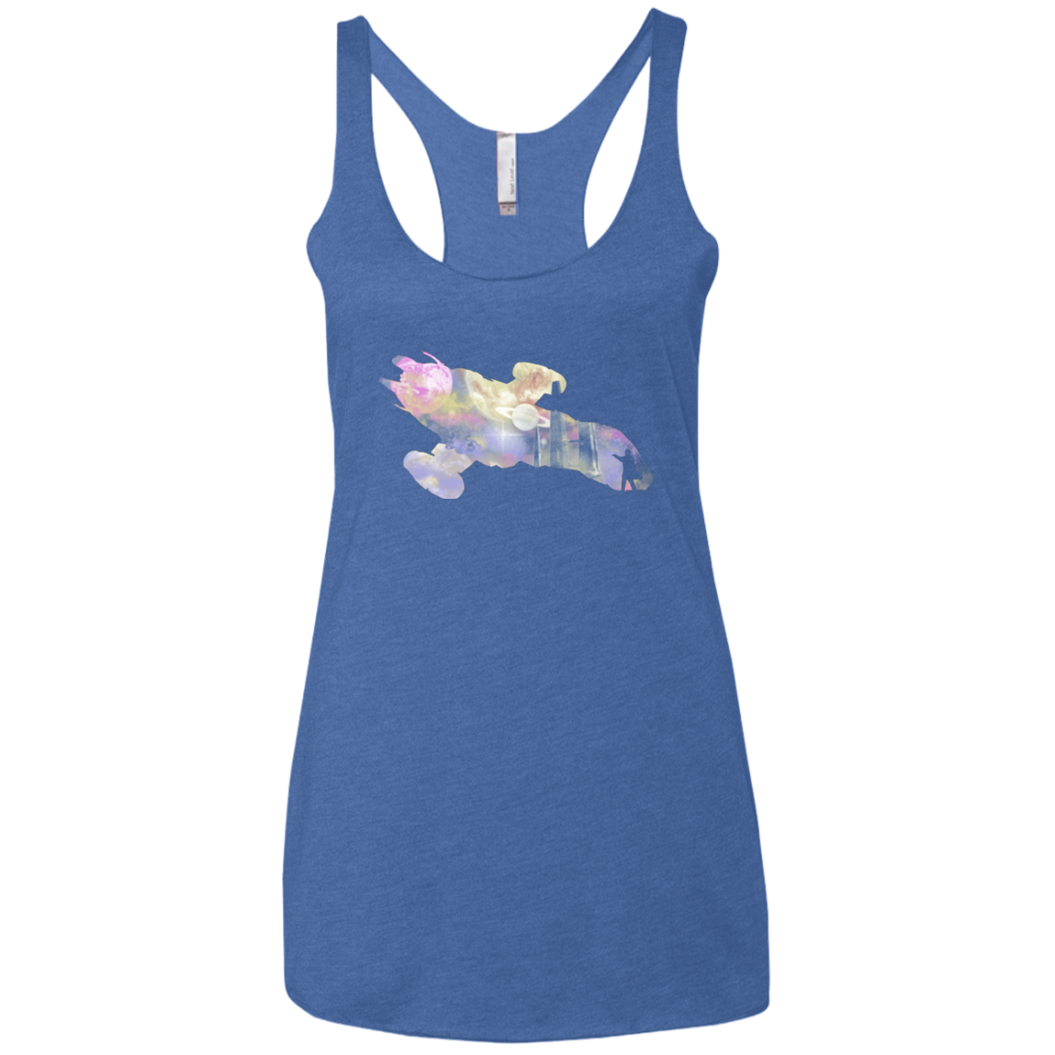 You can't take the sky Women's Triblend Racerback Tank