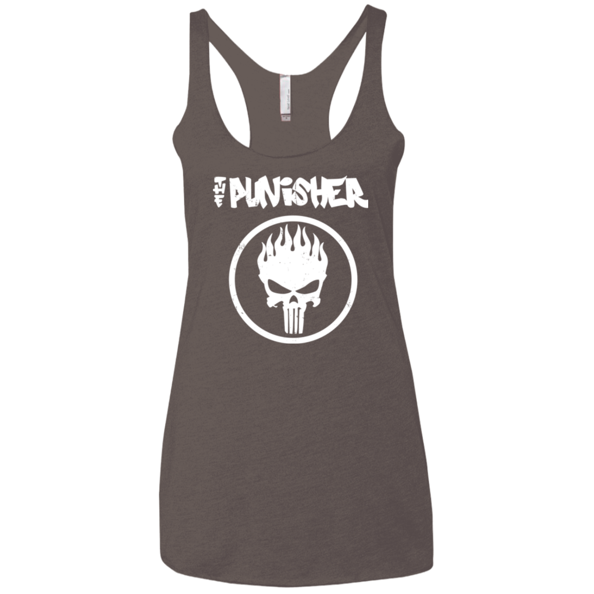 The Punisher Women's Triblend Racerback Tank