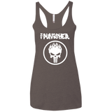 The Punisher Women's Triblend Racerback Tank