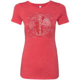 Death Star Plan Women's Triblend T-Shirt