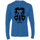 Samus Ink Blot Triblend Long Sleeve Hoodie Tee