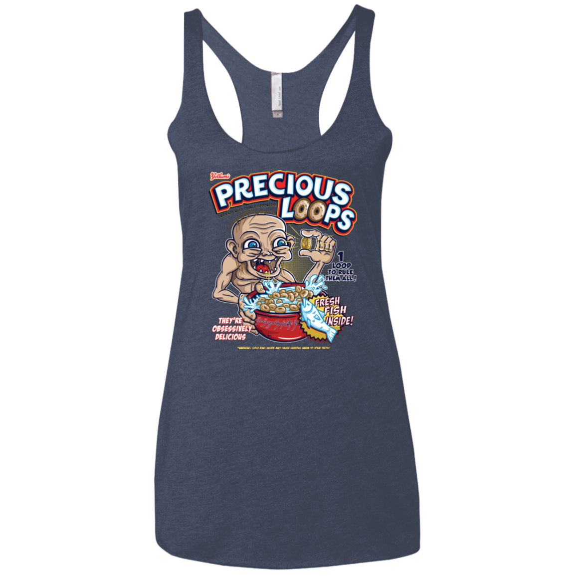 Precious Loops Women's Triblend Racerback Tank