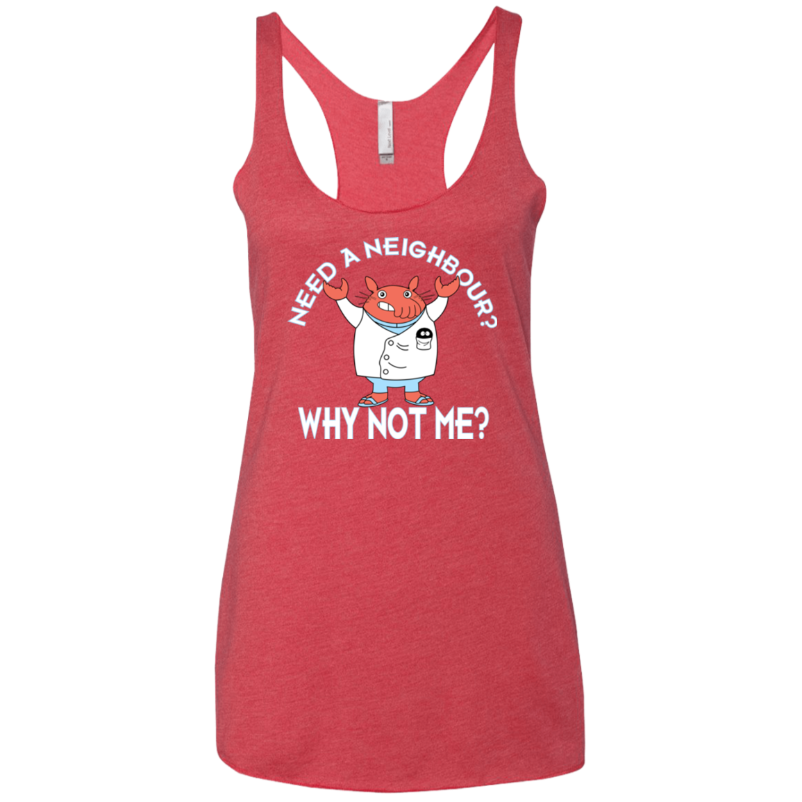 Why not me Women's Triblend Racerback Tank