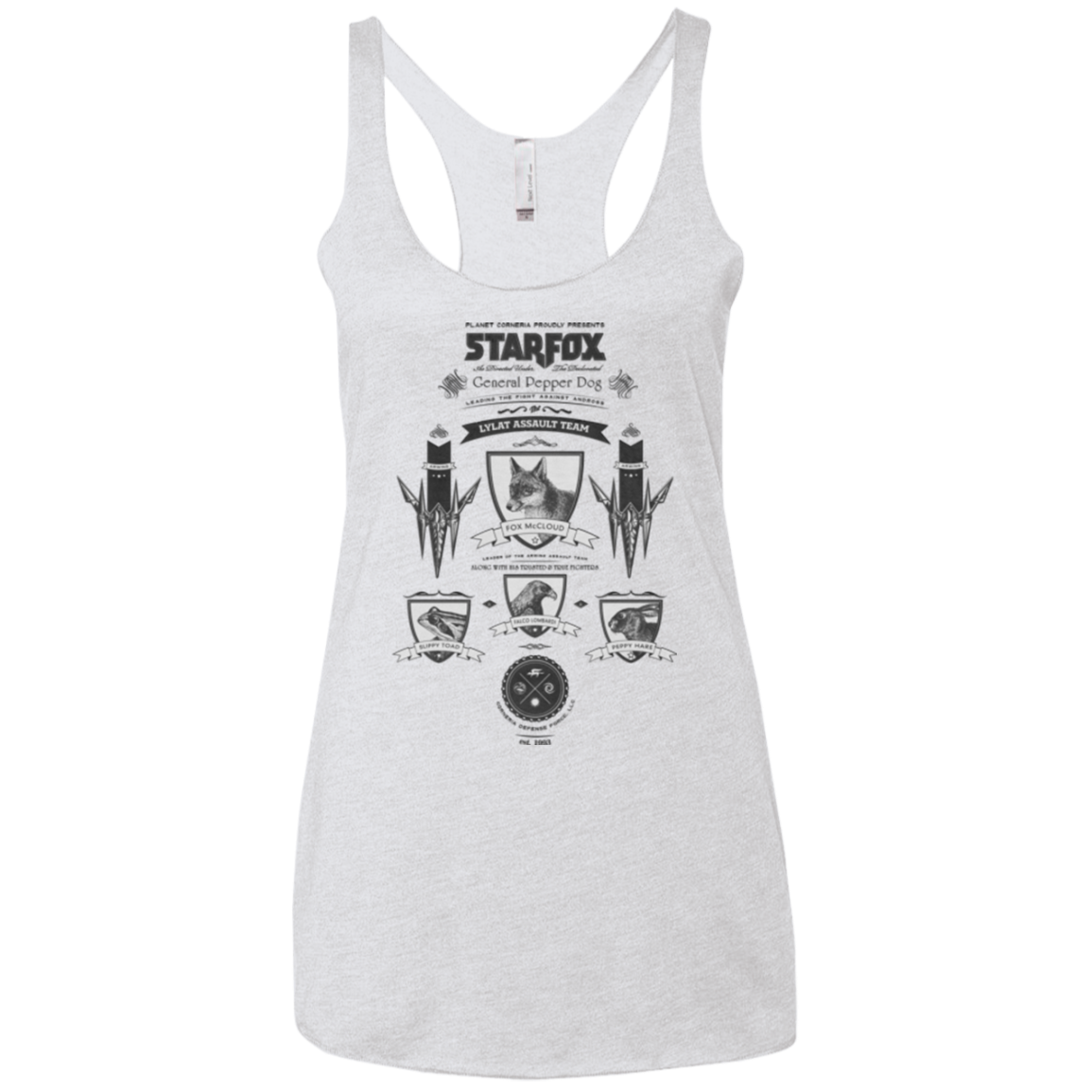Star Fox Vintage Women's Triblend Racerback Tank