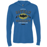 Gotham University Triblend Long Sleeve Hoodie Tee
