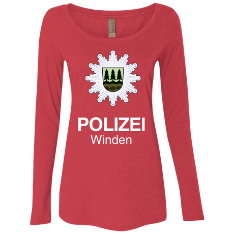 Winden Polizei Women's Triblend Long Sleeve Shirt