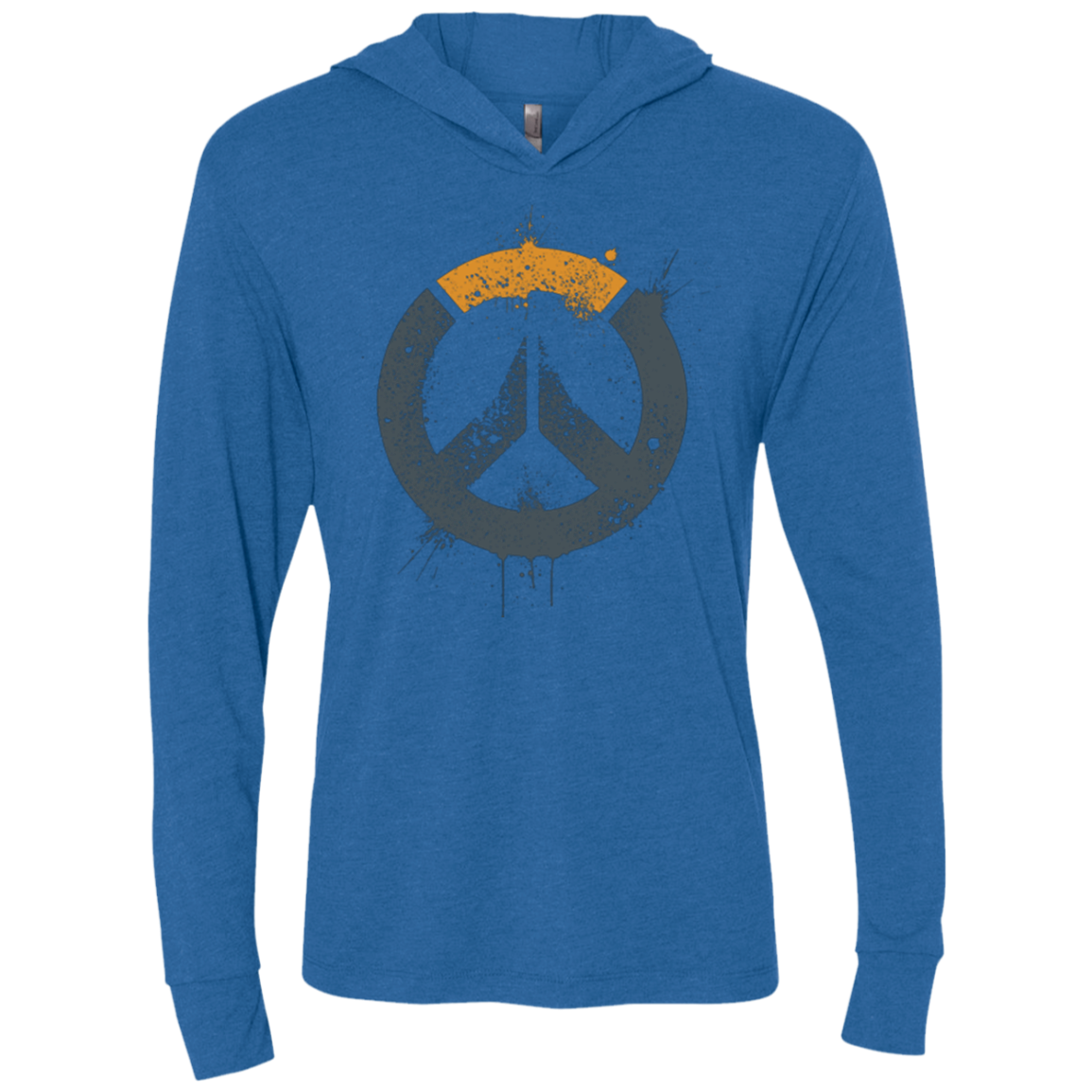 Overwatch Triblend Long Sleeve Hoodie Tee