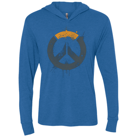 Overwatch Triblend Long Sleeve Hoodie Tee