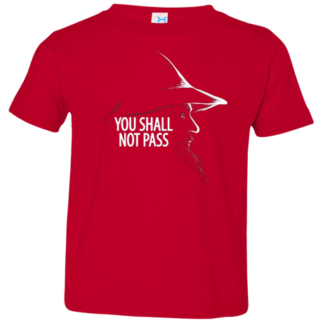 YOU SHALL NOT PASS (2) Toddler Premium T-Shirt