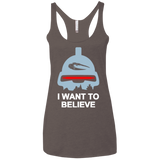 Believe in toasters Women's Triblend Racerback Tank