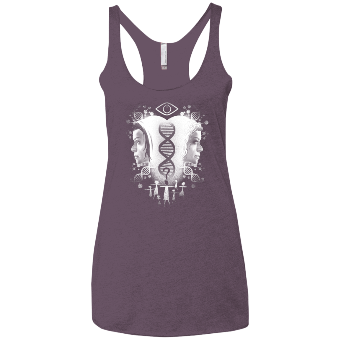 Who Am I Women's Triblend Racerback Tank