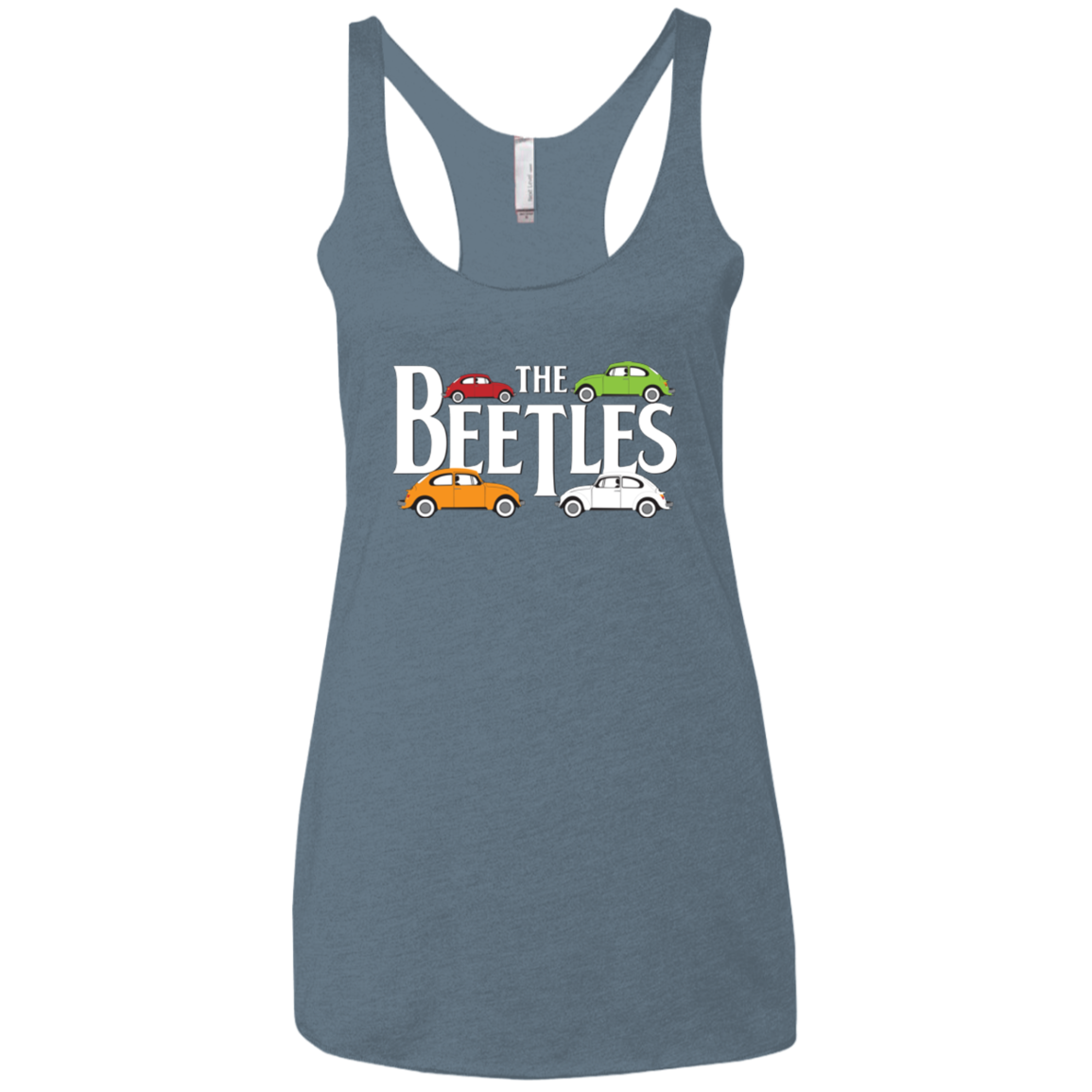 The Beetles Women's Triblend Racerback Tank