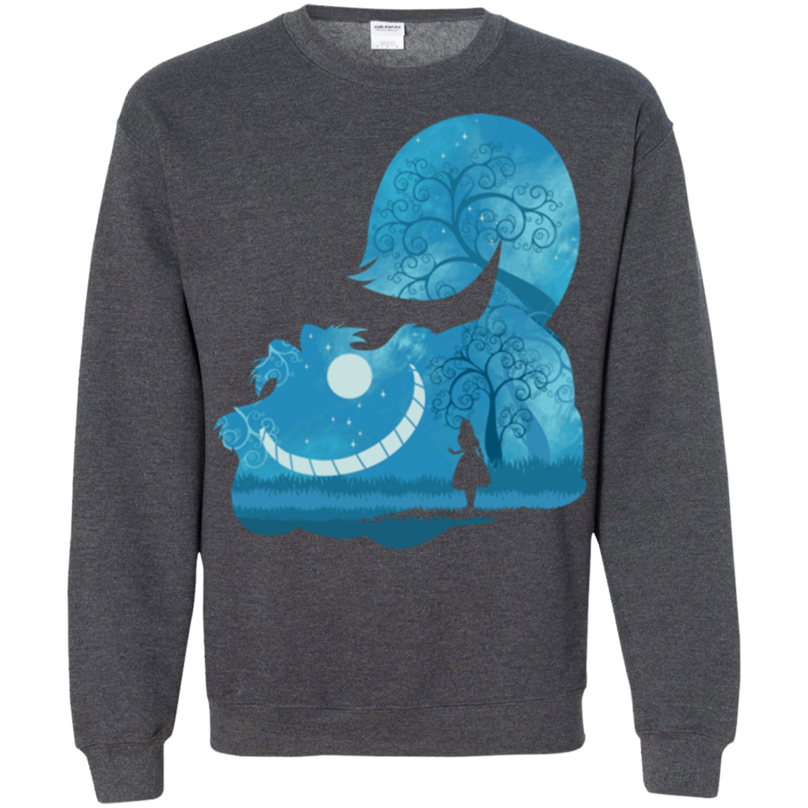 Cheshire Portrait Crewneck Sweatshirt