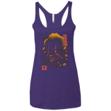 Oni Clown Mask Women's Triblend Racerback Tank