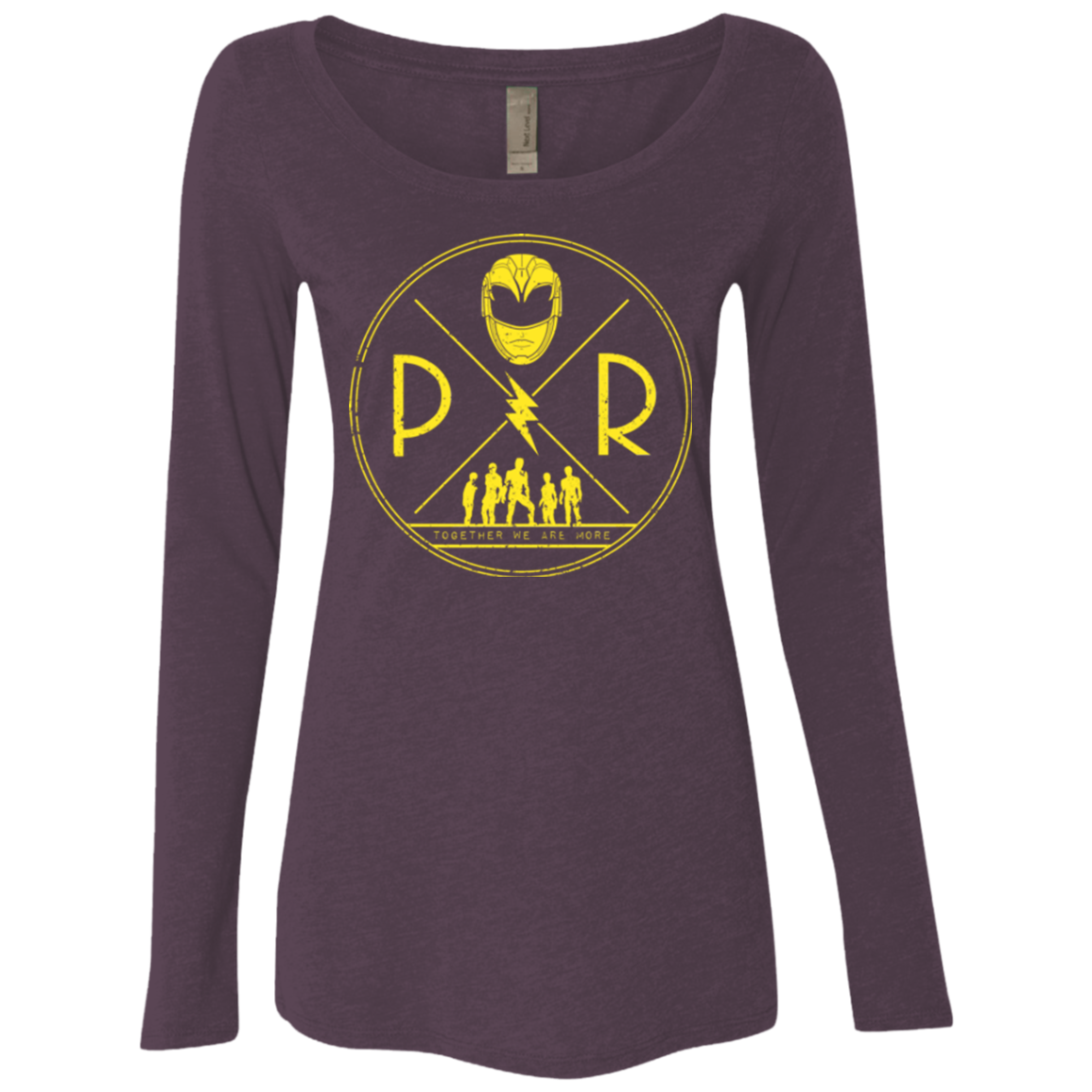 Yellow Power Women's Triblend Long Sleeve Shirt