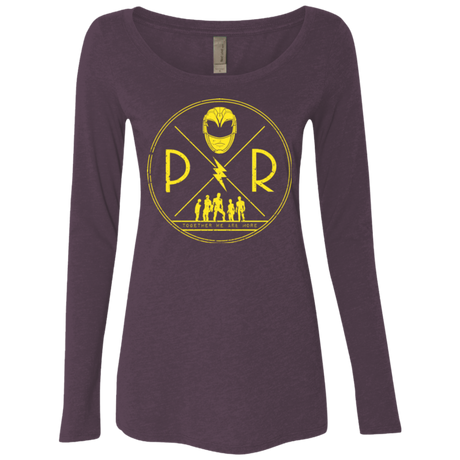 Yellow Power Women's Triblend Long Sleeve Shirt