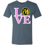 Pink Ranger LOVE Men's Triblend T-Shirt