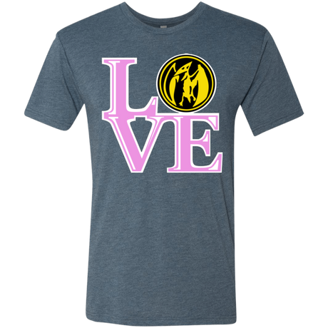 Pink Ranger LOVE Men's Triblend T-Shirt