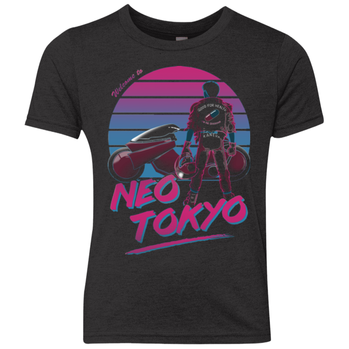Welcome to Neo Tokyo Youth Triblend T-Shirt
