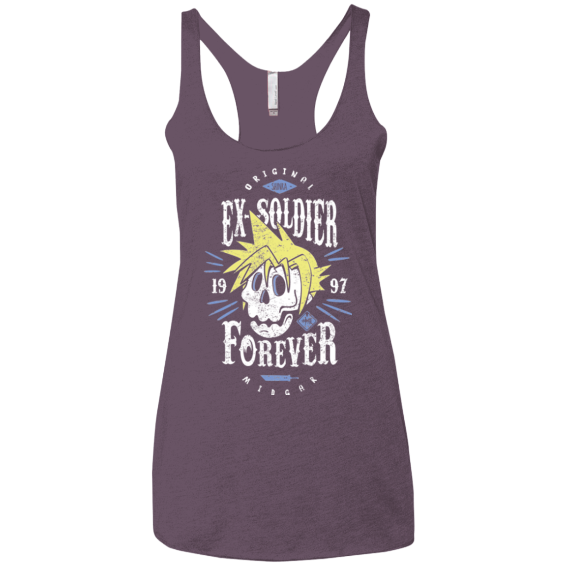 Ex-Soldier Forever Women's Triblend Racerback Tank
