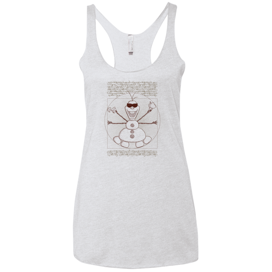 Vitruvian Summer Women's Triblend Racerback Tank