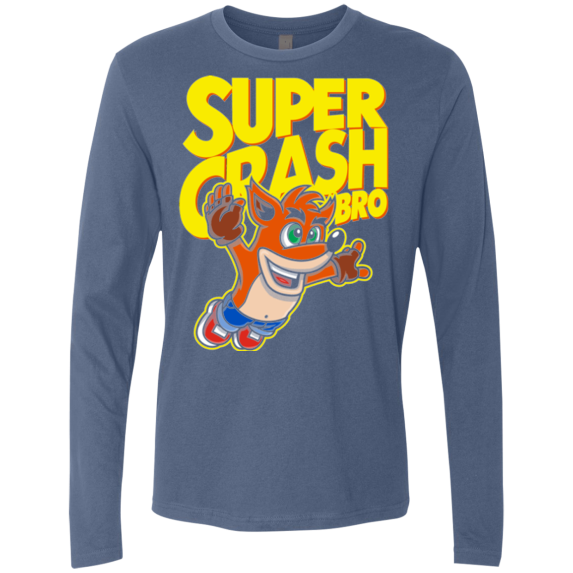 Super Crash Bros Men's Premium Long Sleeve