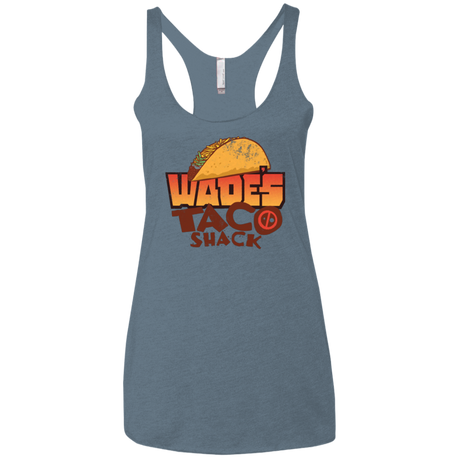 Wade Tacos Women's Triblend Racerback Tank