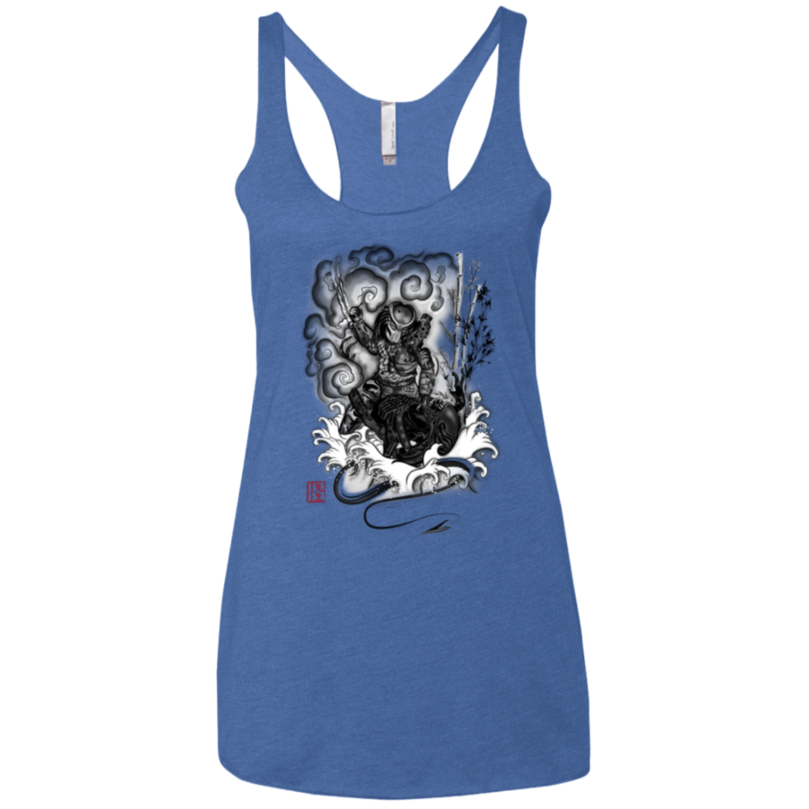 The hunter and the demon Women's Triblend Racerback Tank