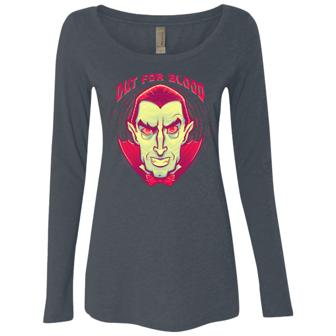 OUT FOR BLOOD Women's Triblend Long Sleeve Shirt
