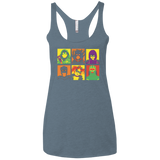 Kick Ass pop Women's Triblend Racerback Tank