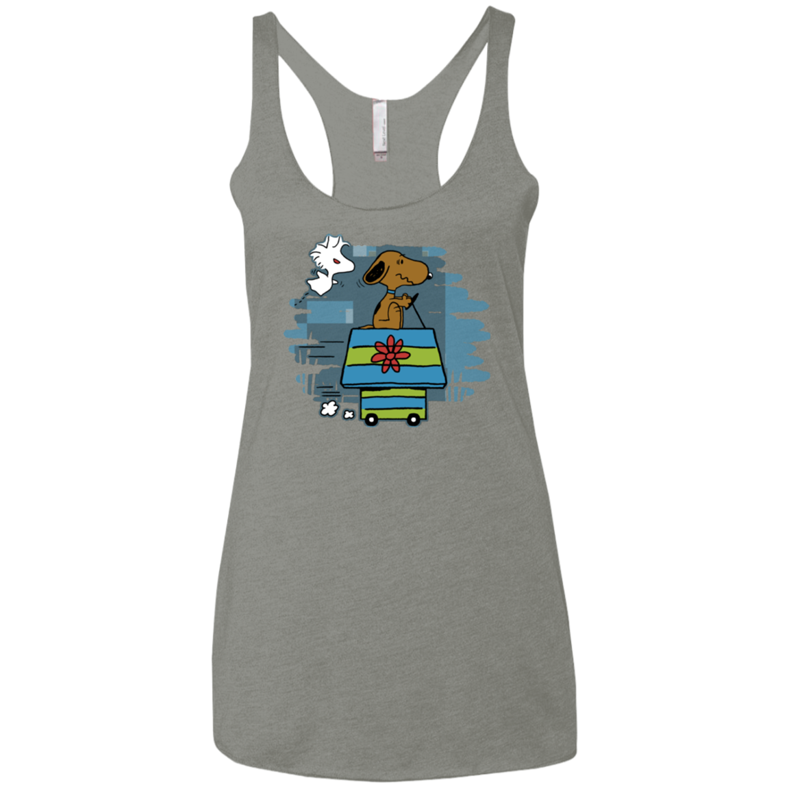 Snoopydoo Women's Triblend Racerback Tank