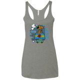 Snoopydoo Women's Triblend Racerback Tank