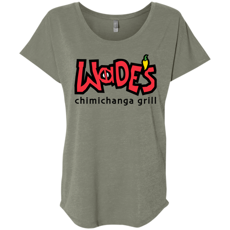 Wades Grill Triblend Dolman Sleeve