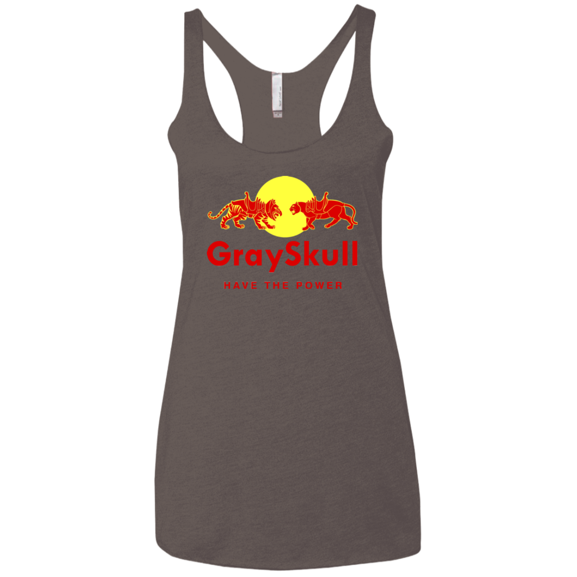 Have the power Women's Triblend Racerback Tank