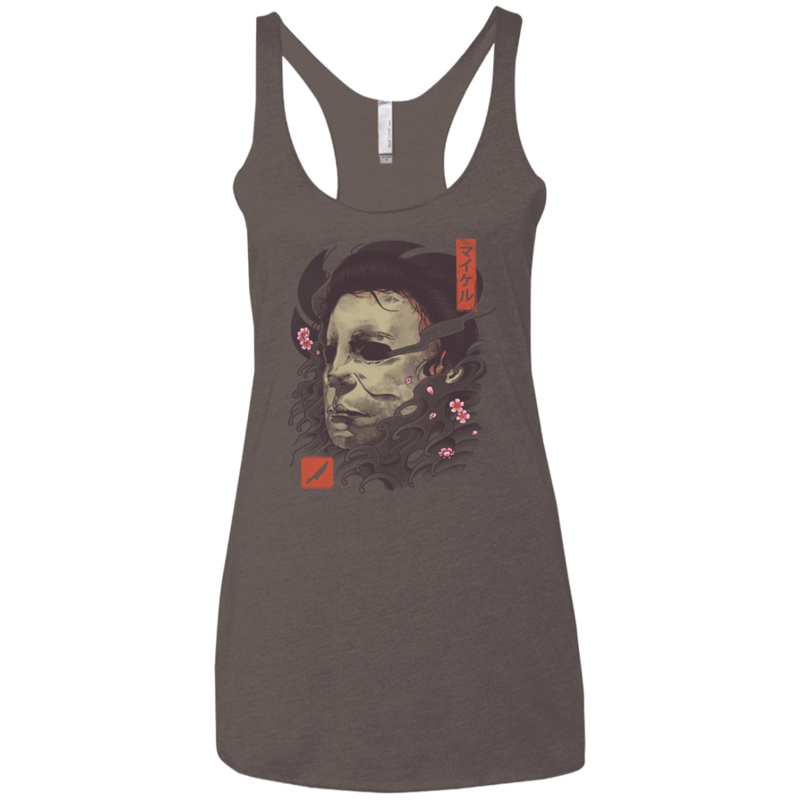Oni Slasher Mask Women's Triblend Racerback Tank