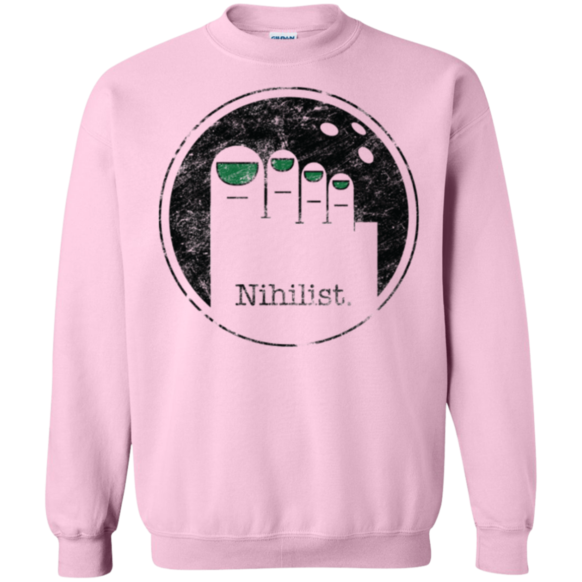 Minimalist Nihilist Crewneck Sweatshirt