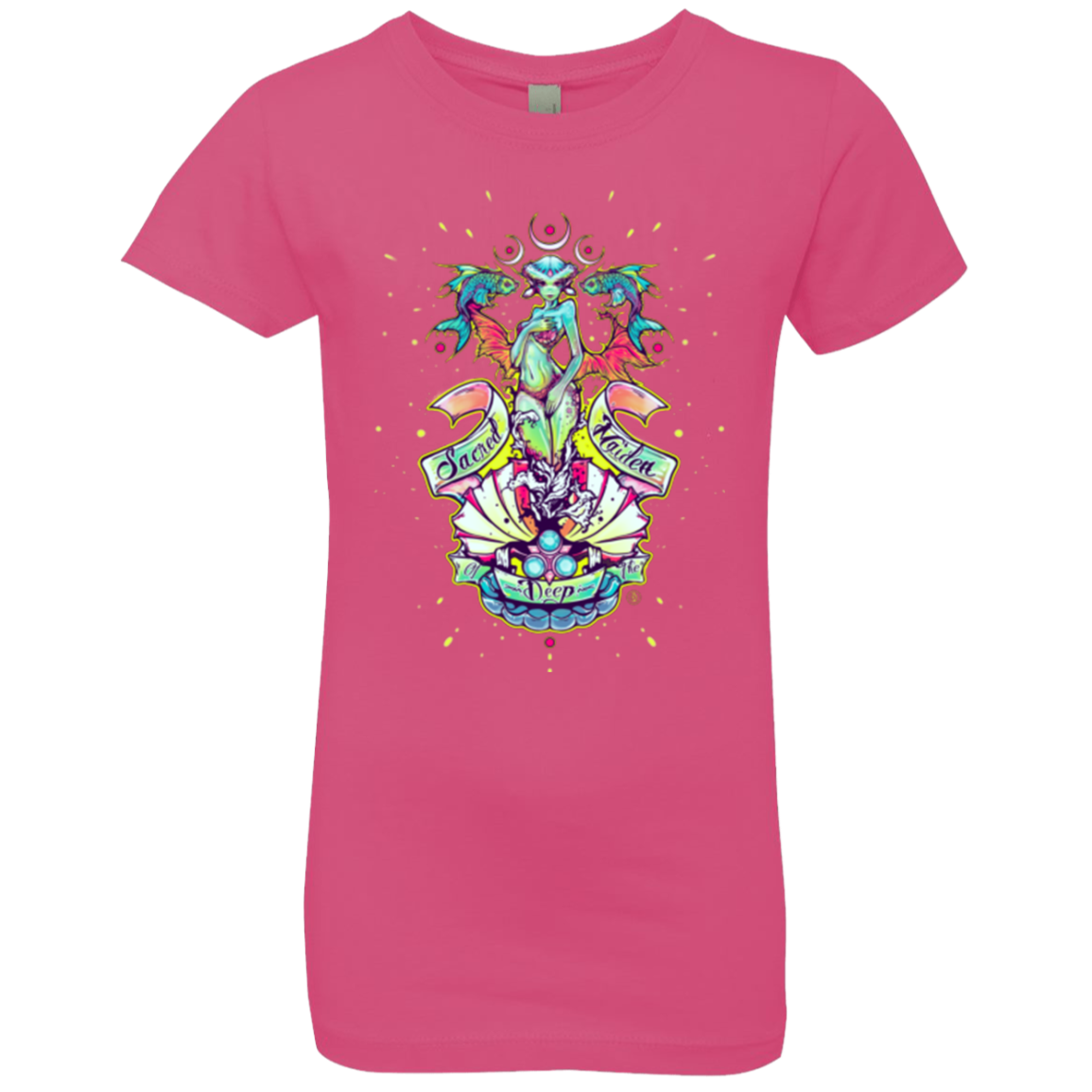 Sacred Maiden of the Deep Girls Premium T-Shirt