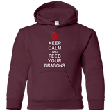 Feed dragons Youth Hoodie