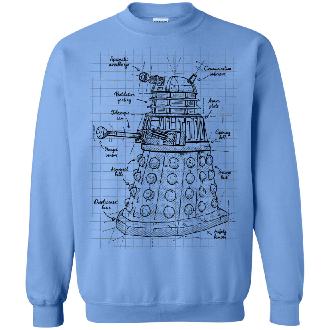 Dalek Plan Crewneck Sweatshirt