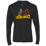 TACOLANDS 2 Triblend Long Sleeve Hoodie Tee