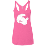 Papa Is Coming Women's Triblend Racerback Tank