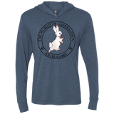 Killer Bunny Triblend Long Sleeve Hoodie Tee