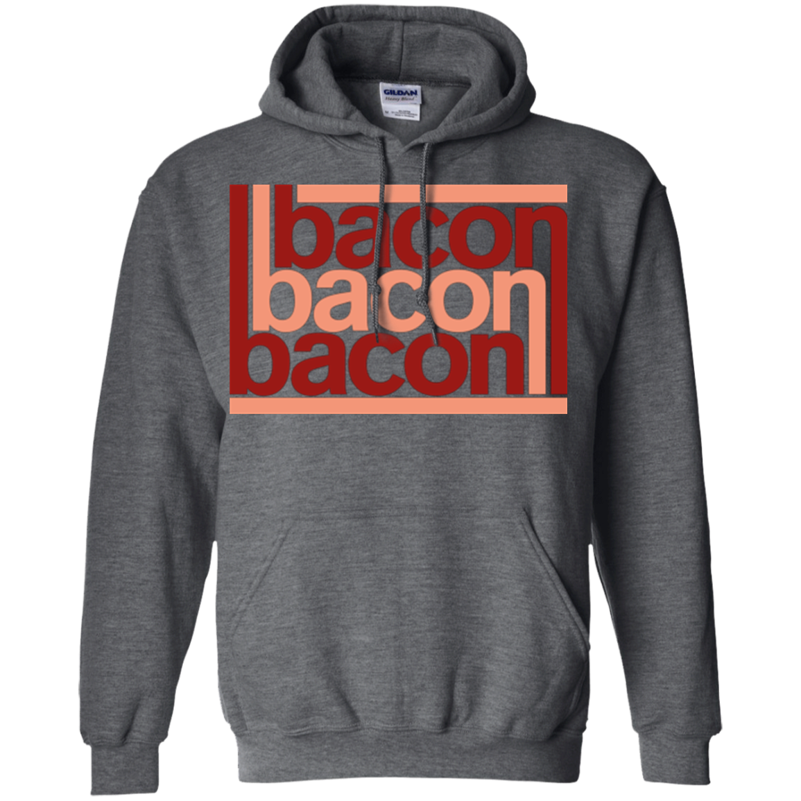 Bacon-Bacon-Bacon Pullover Hoodie