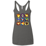 Fun Heroes Women's Triblend Racerback Tank